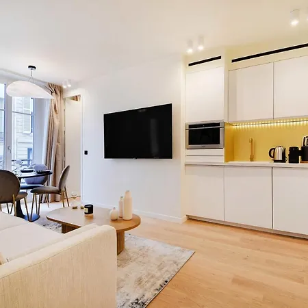 Elegant - 2br 6p - Opera Lägenhet Paris